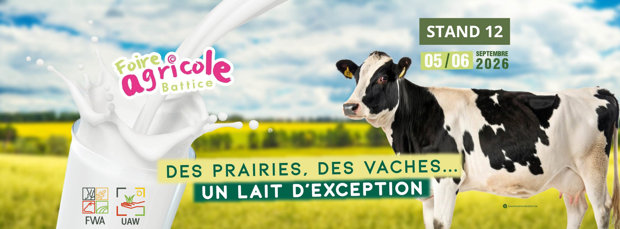Le lait dans toute sa splendeur à la foire de Battice